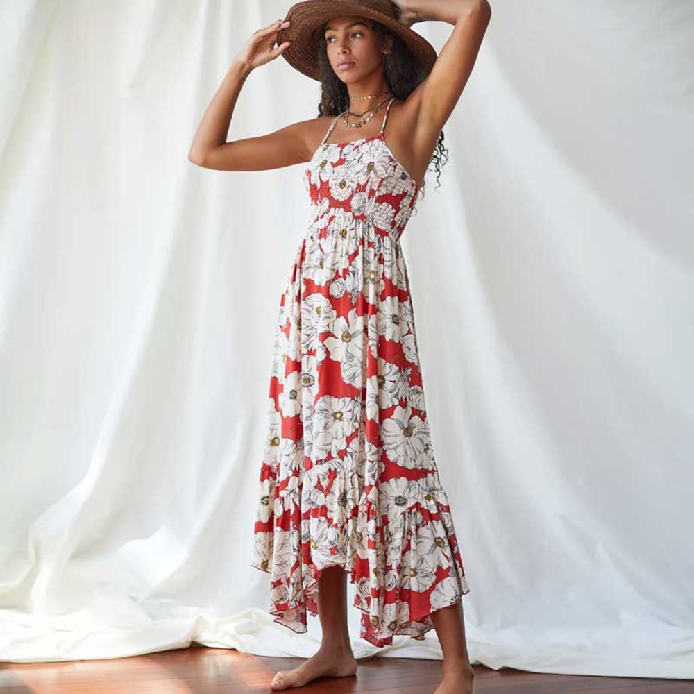 Free People Heatwave Printed Maxi Dress